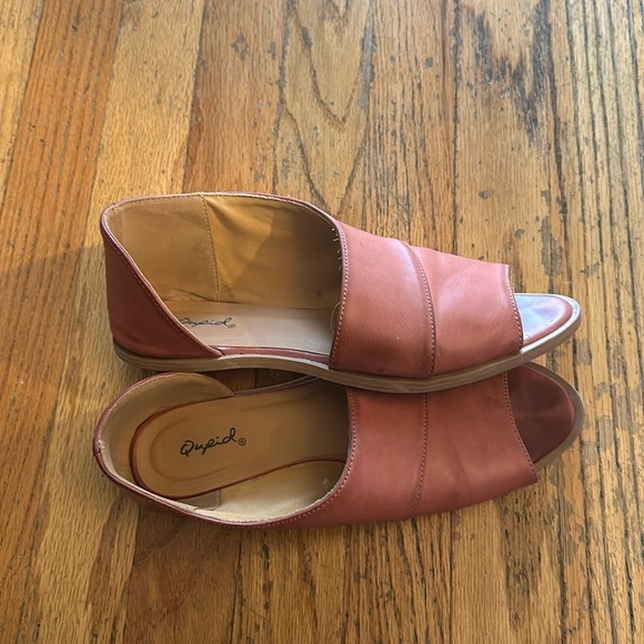 Mauve / pink flats with cutout - Picture 2 of 4